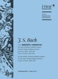 Violin Concertos, BWV 1041-1043 Study Scores sheet music cover
